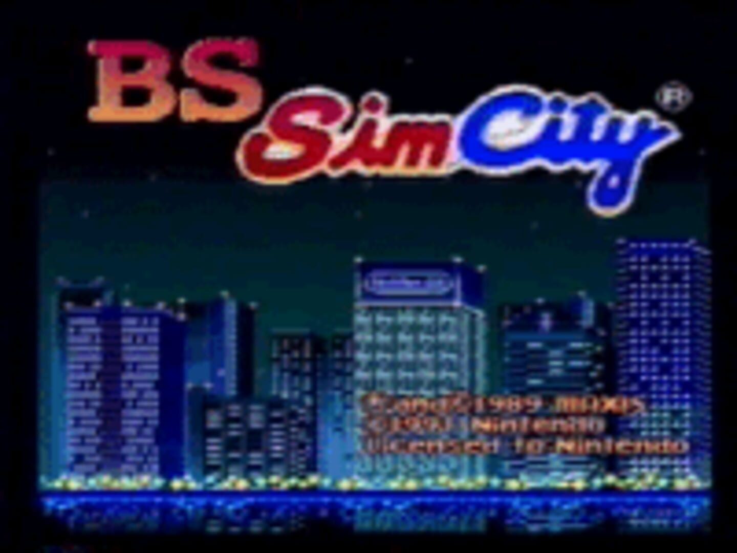 Captura de pantalla - BS SimCity: Machi Tsukuri Taikai