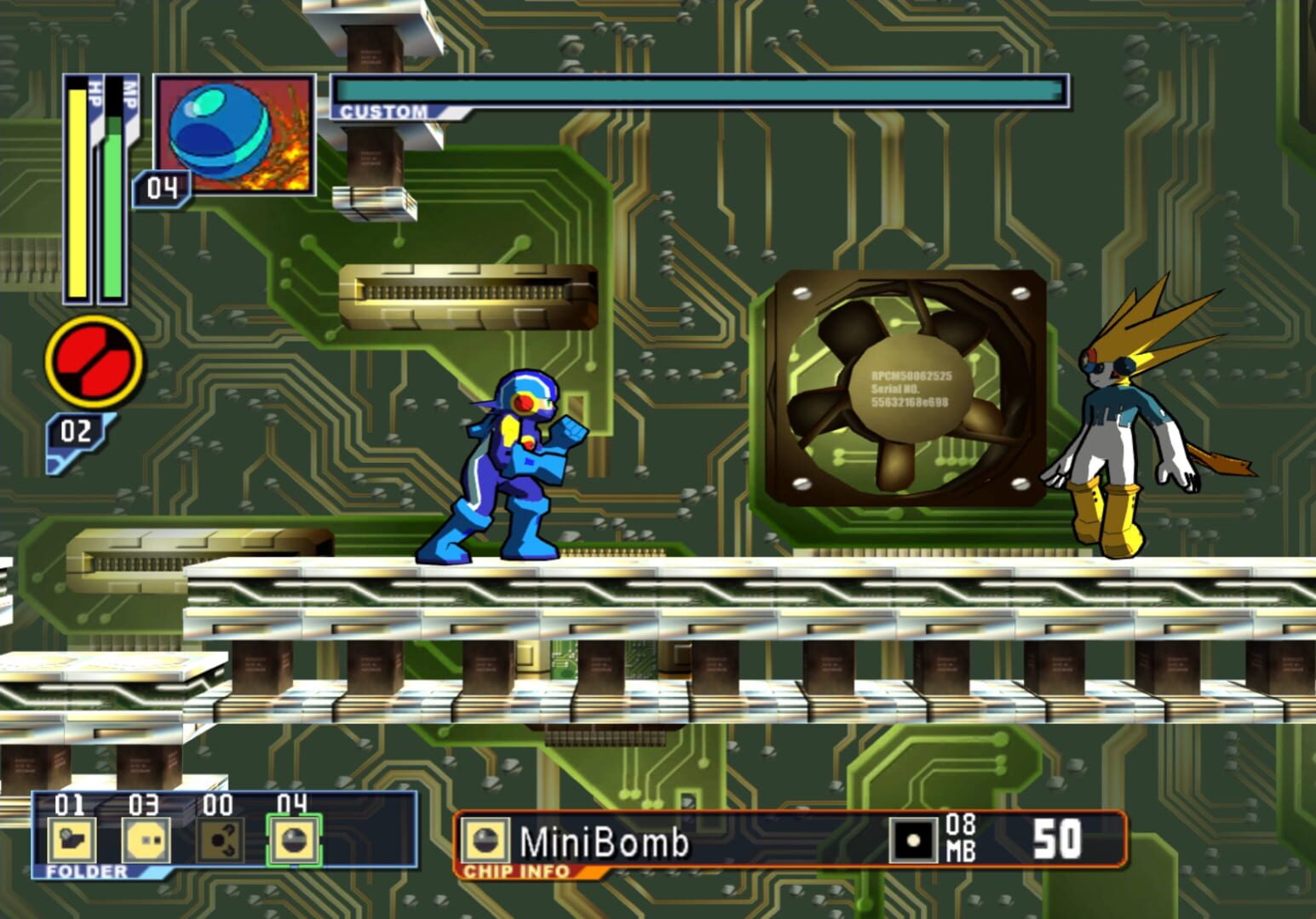 Captura de pantalla - Mega Man Network Transmission