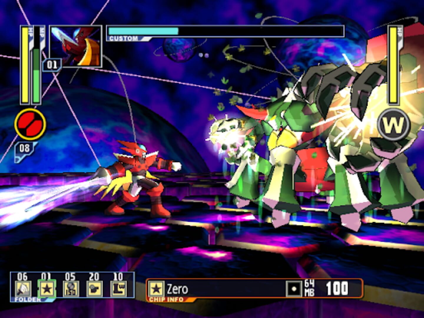 Captura de pantalla - Mega Man Network Transmission