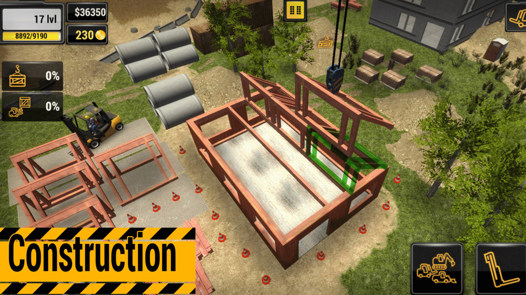 Construction Machines Simulator screenshot