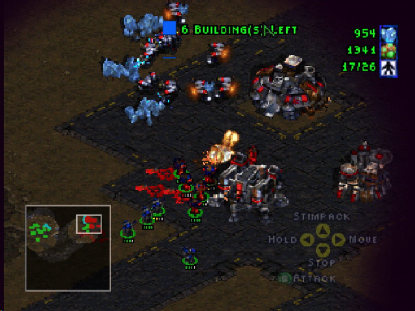 Captura de pantalla - StarCraft 64