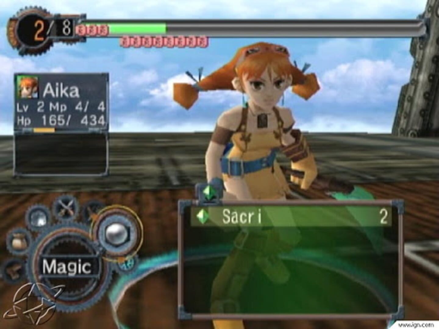 Captura de pantalla - Skies of Arcadia Legends