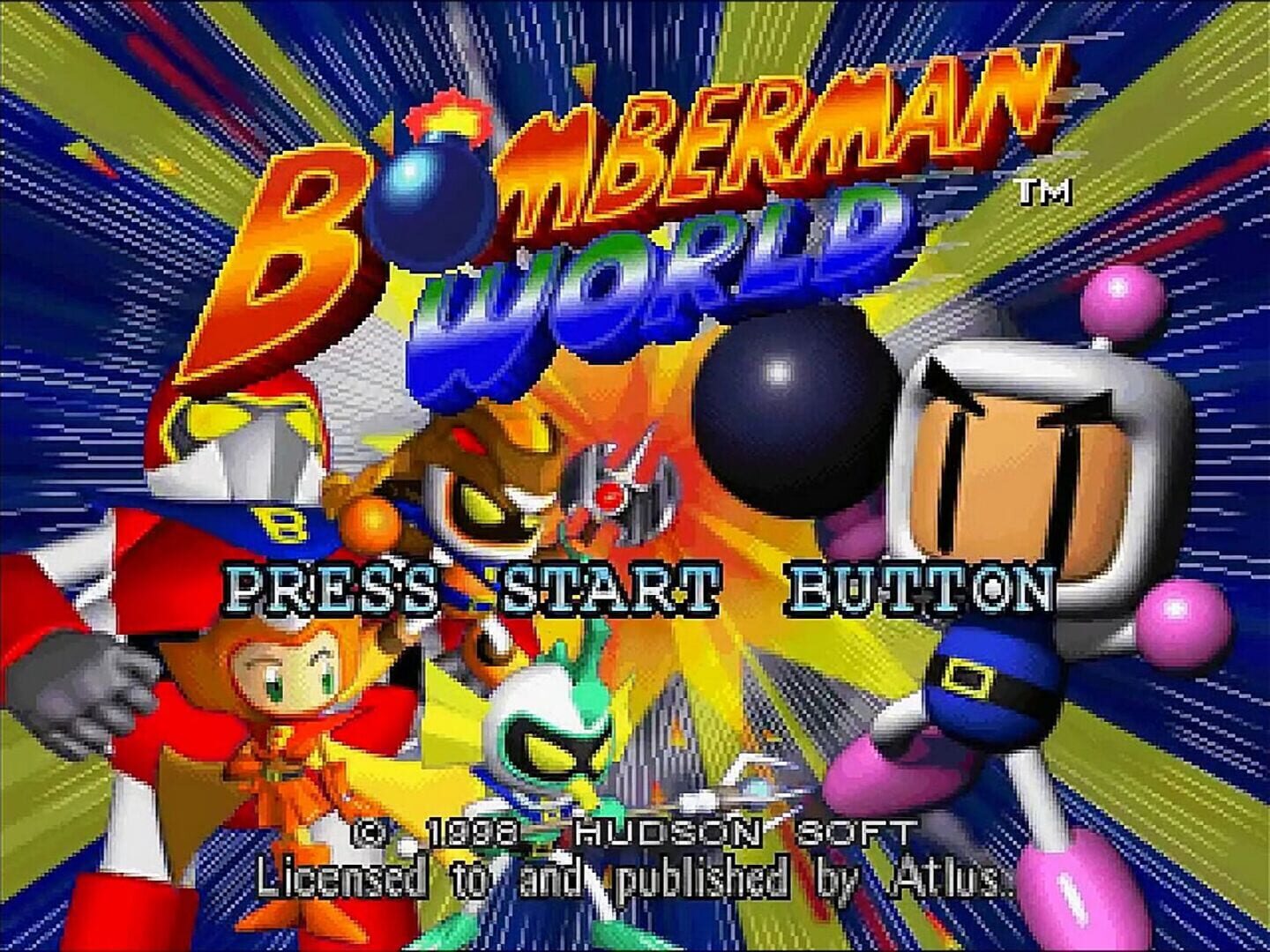 Captura de pantalla - Bomberman World