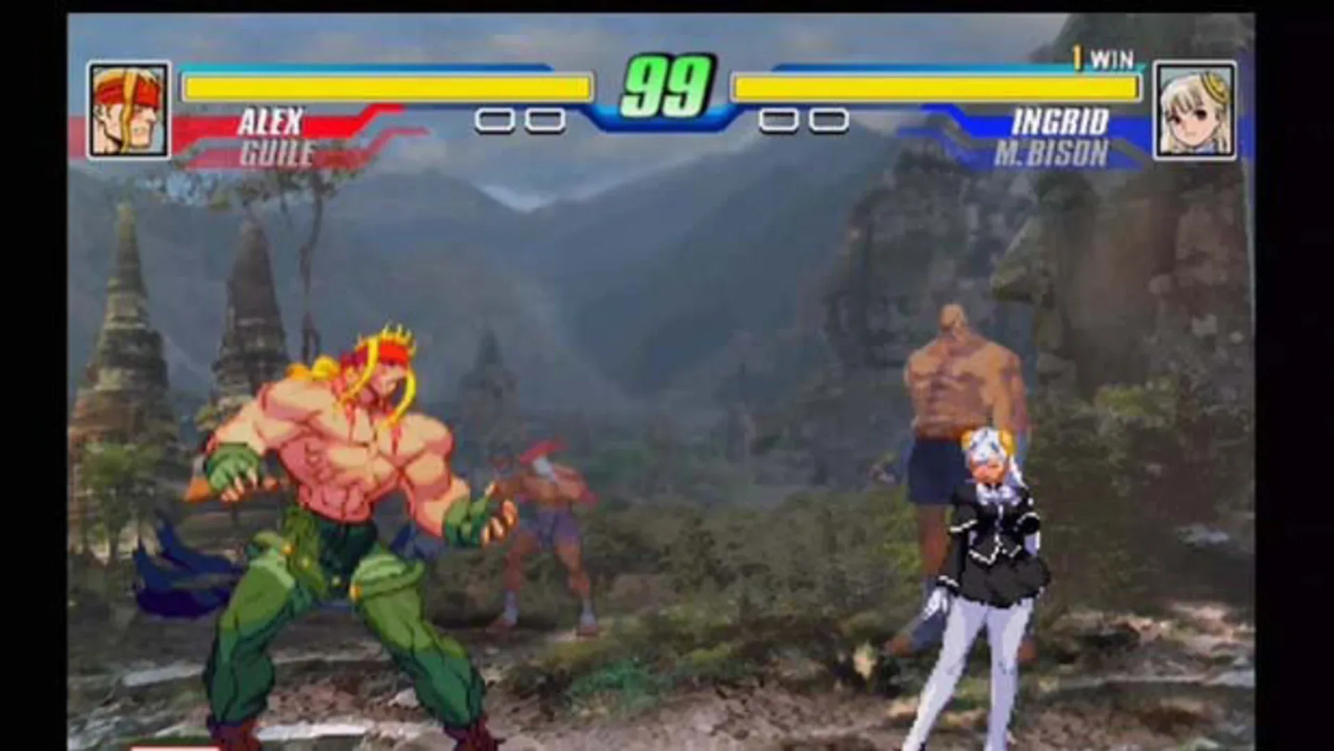 Captura de pantalla - Capcom Fighting Evolution