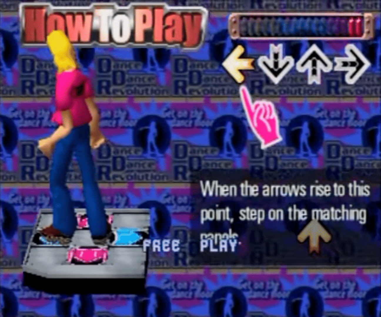 Dance Dance Revolution screenshot