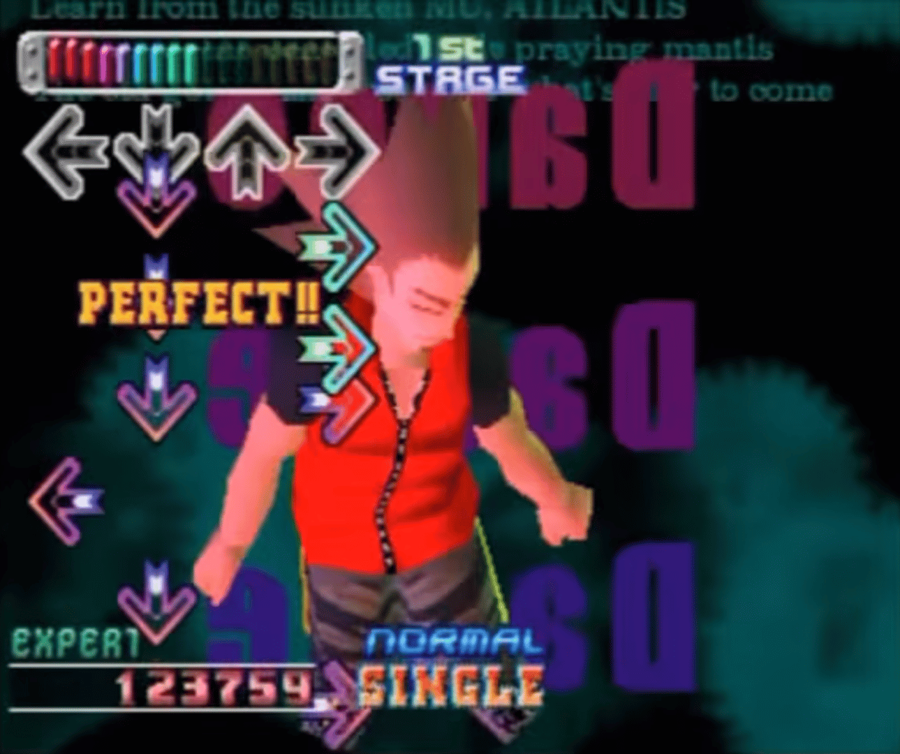 Dance Dance Revolution screenshot