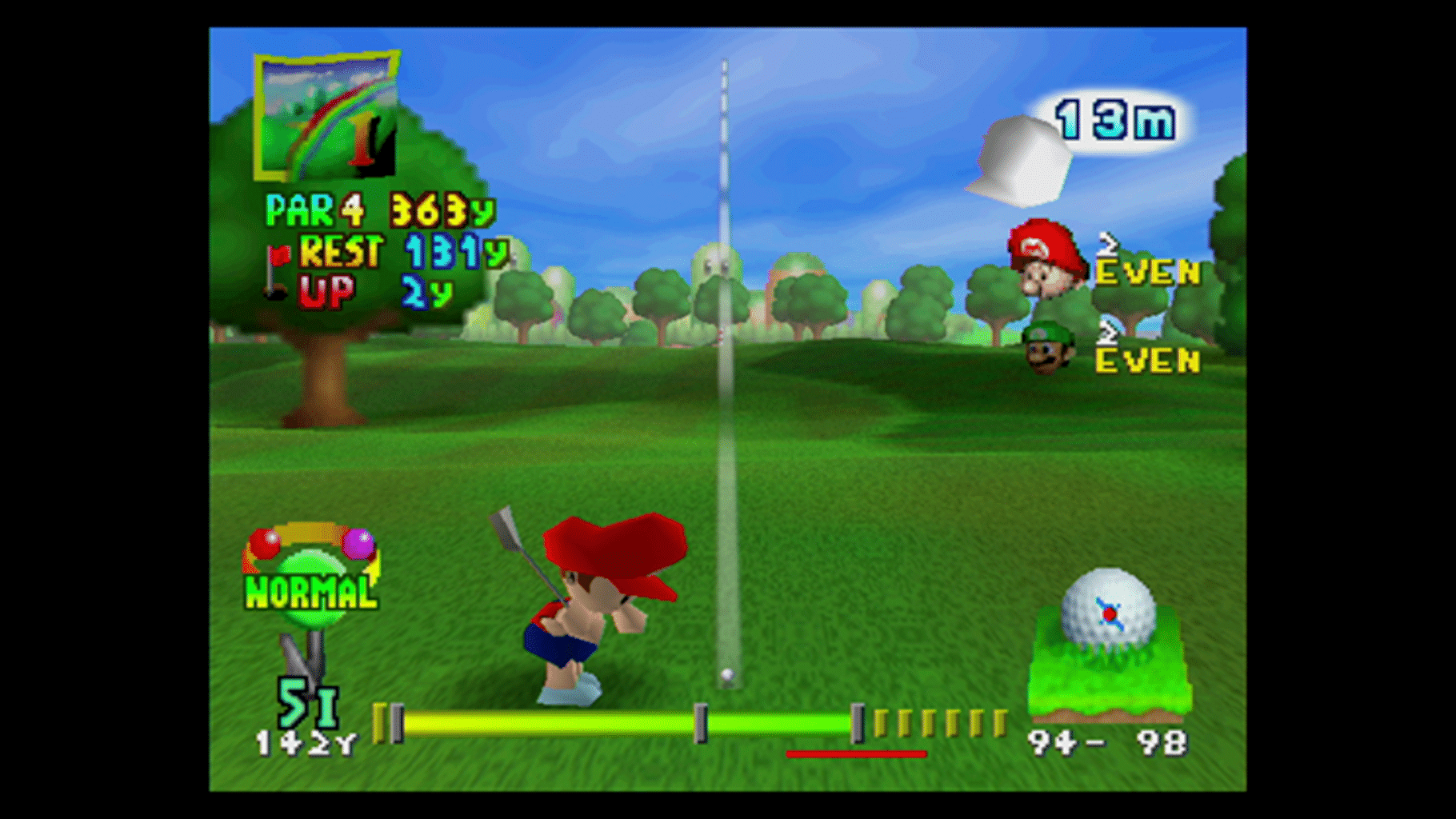 Mario Golf screenshot