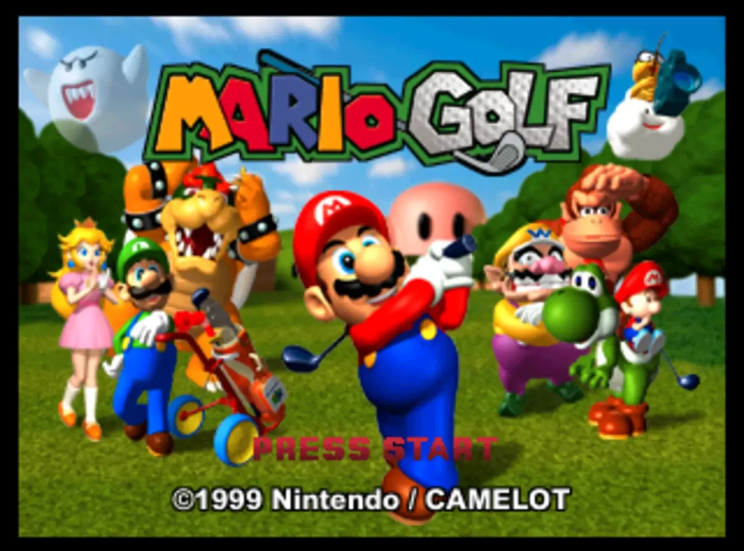 Captura de pantalla - Mario Golf