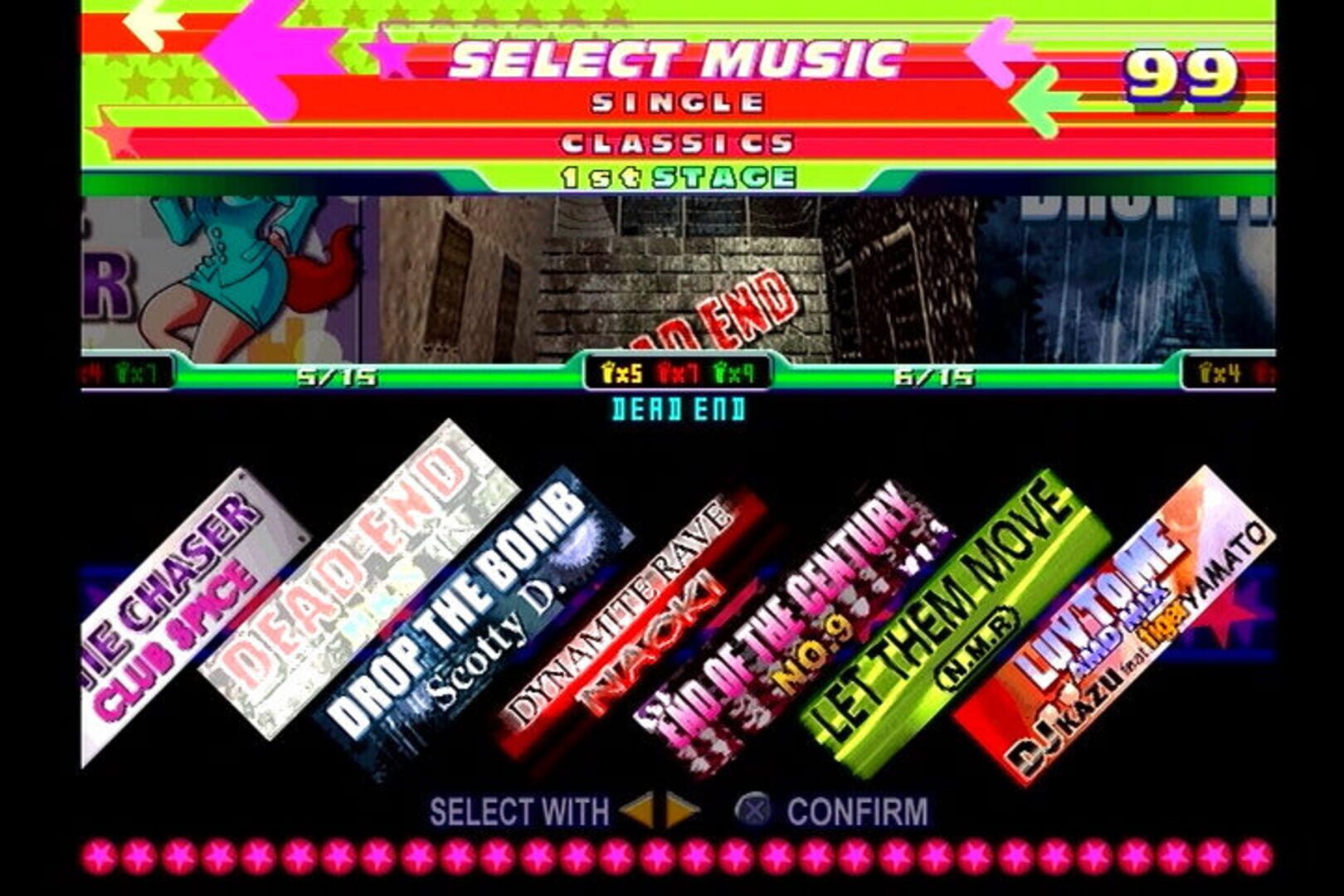 Captura de pantalla - Dance Dance Revolution Konamix