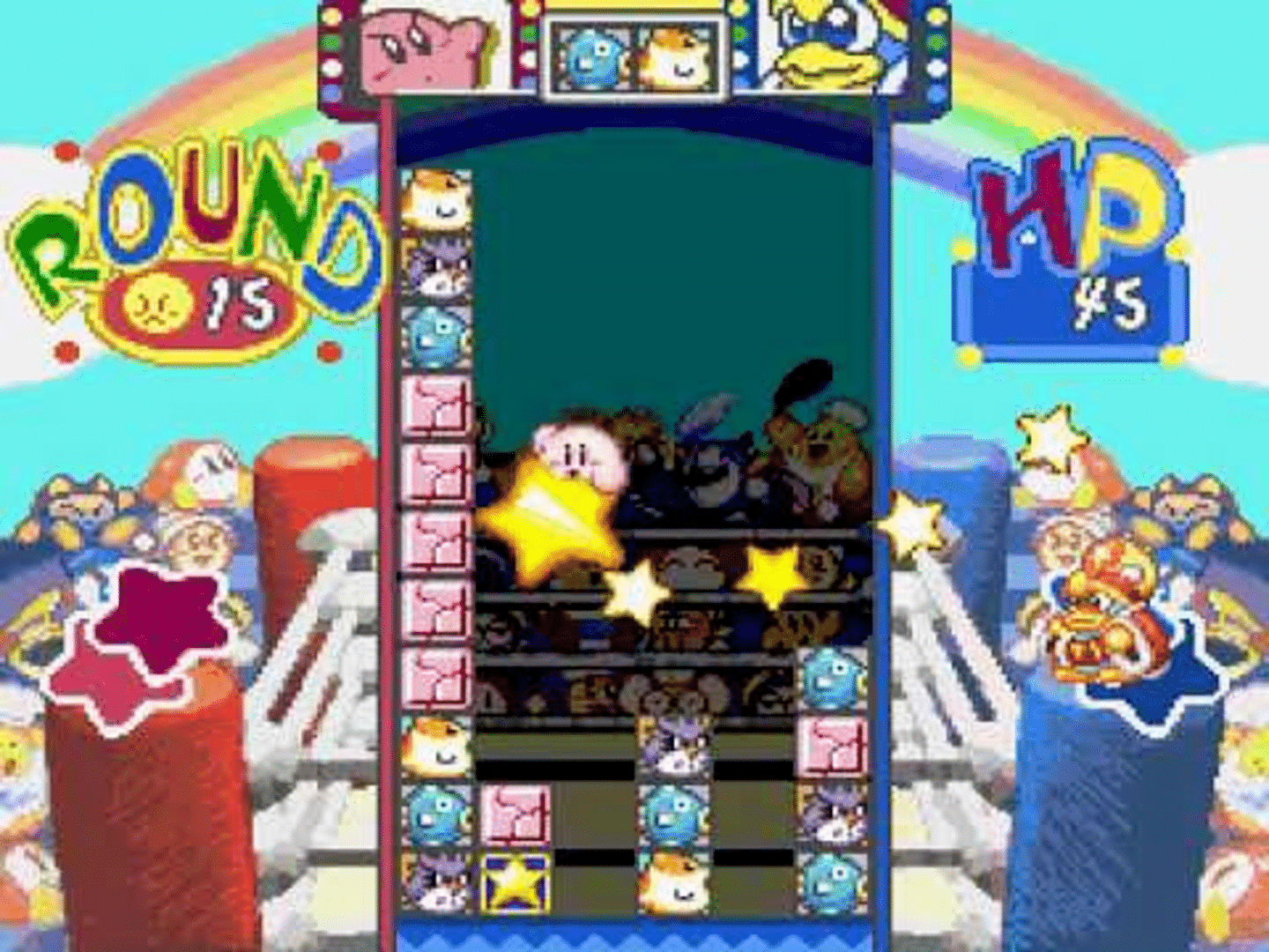 Kirby's Star Stacker screenshot