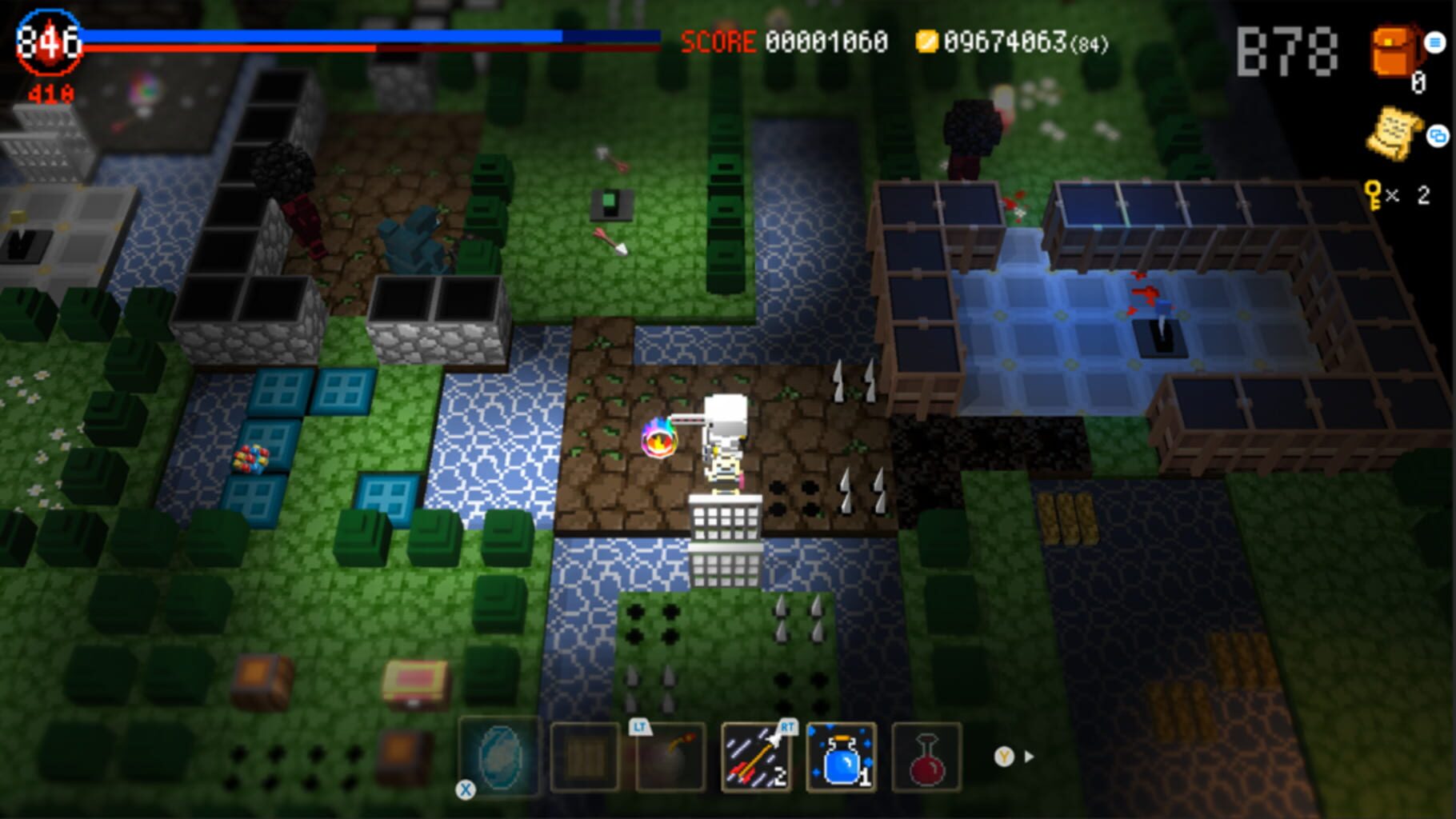 Dungeon and Gravestone screenshot