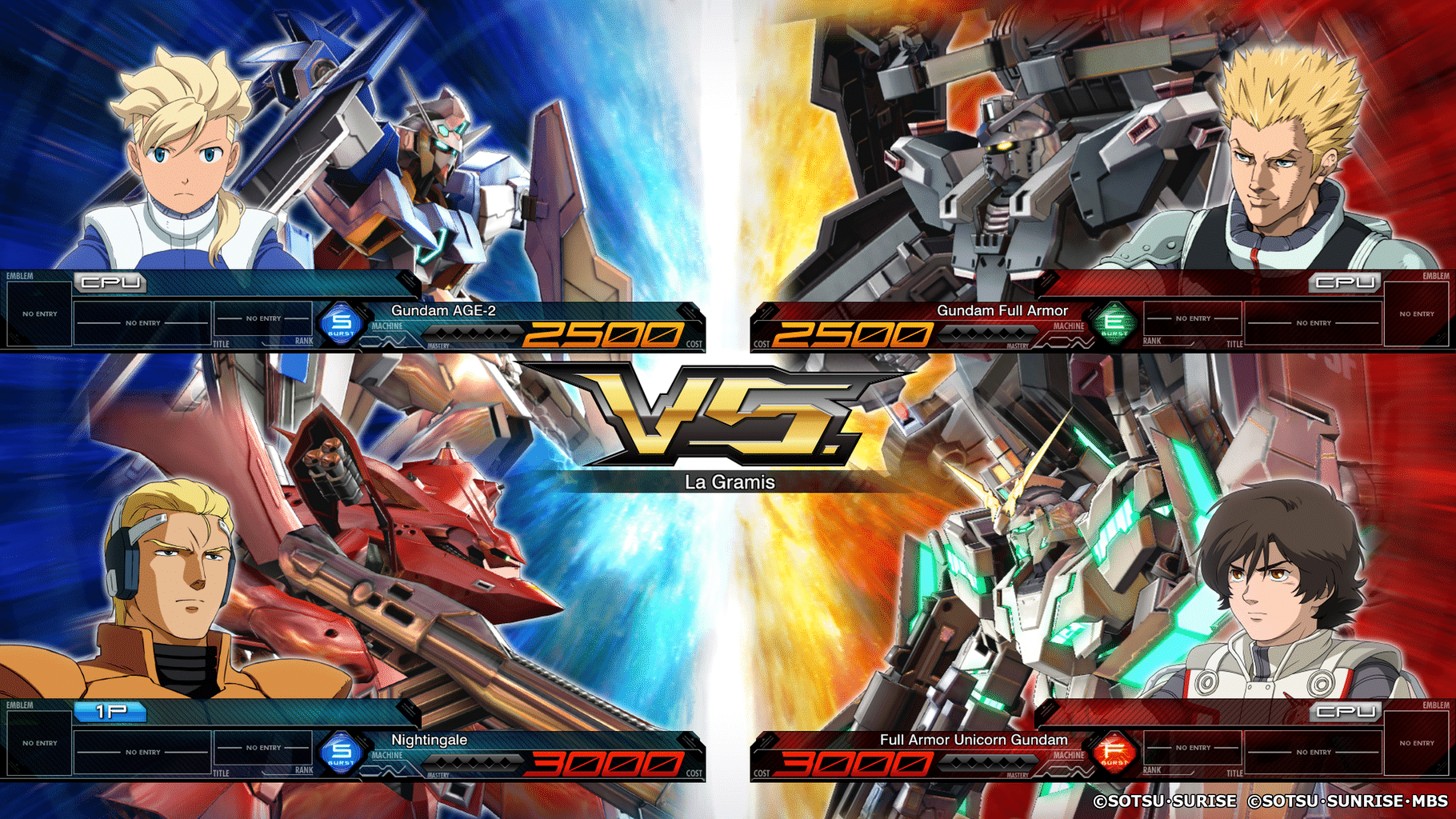 Mobile Suit Gundam Extreme vs. Maxiboost On screenshot