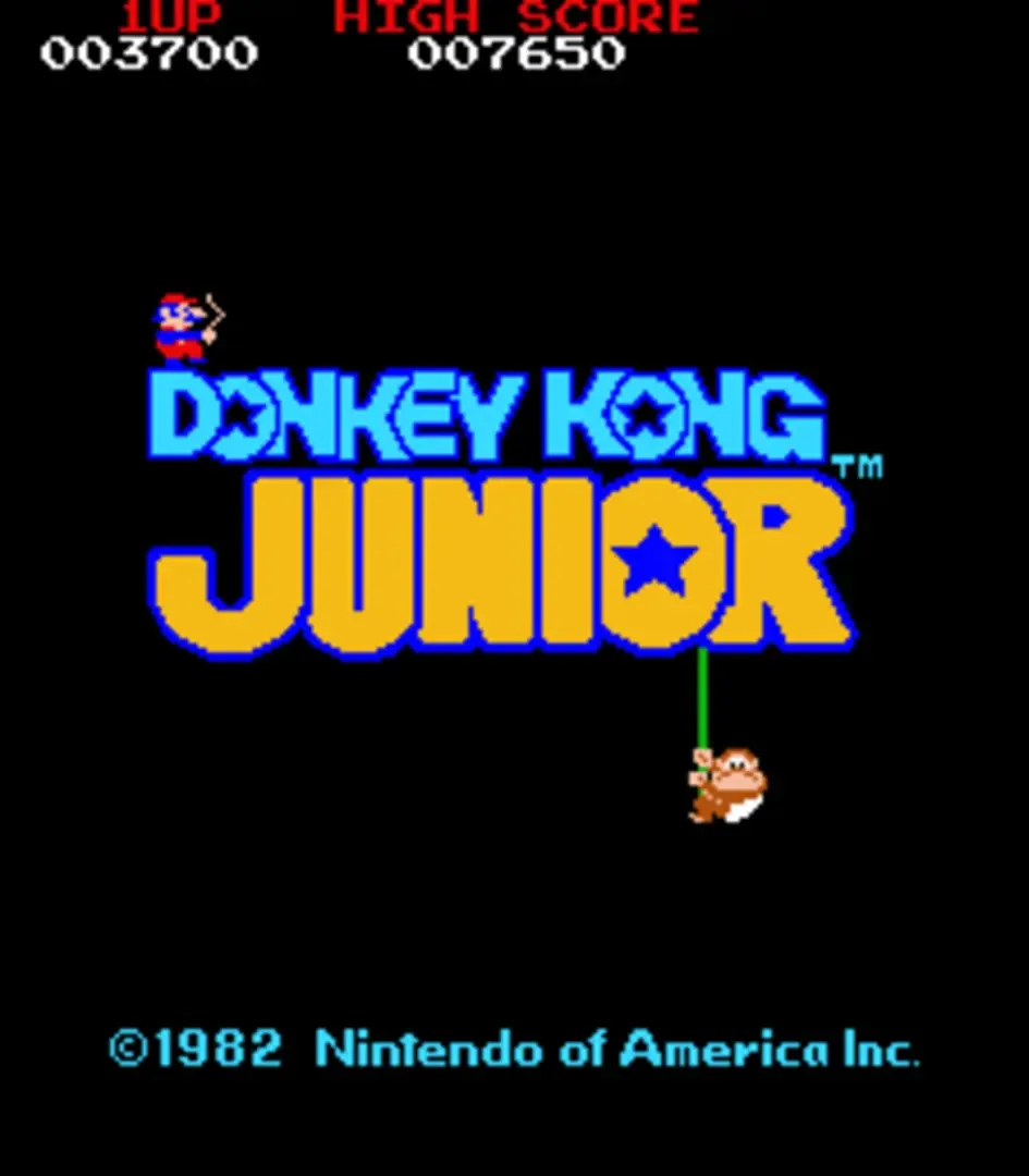 Captura de pantalla - Donkey Kong Junior