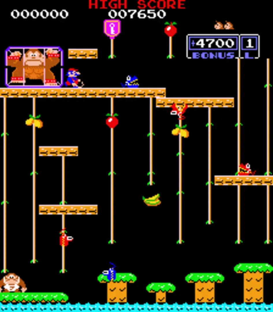 Captura de pantalla - Donkey Kong Junior