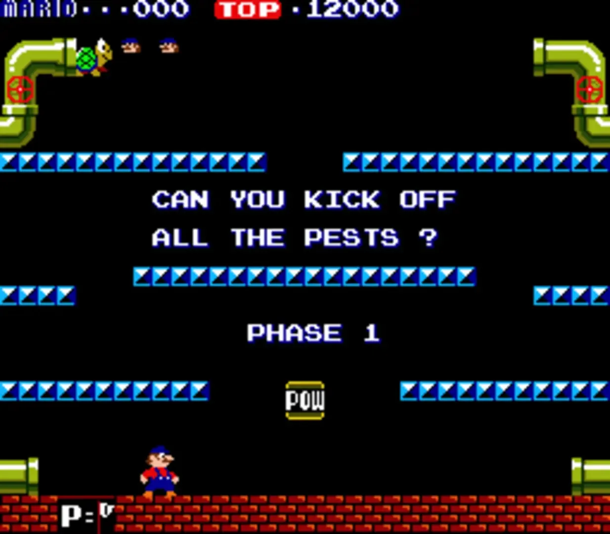 Captura de pantalla - Mario Bros.