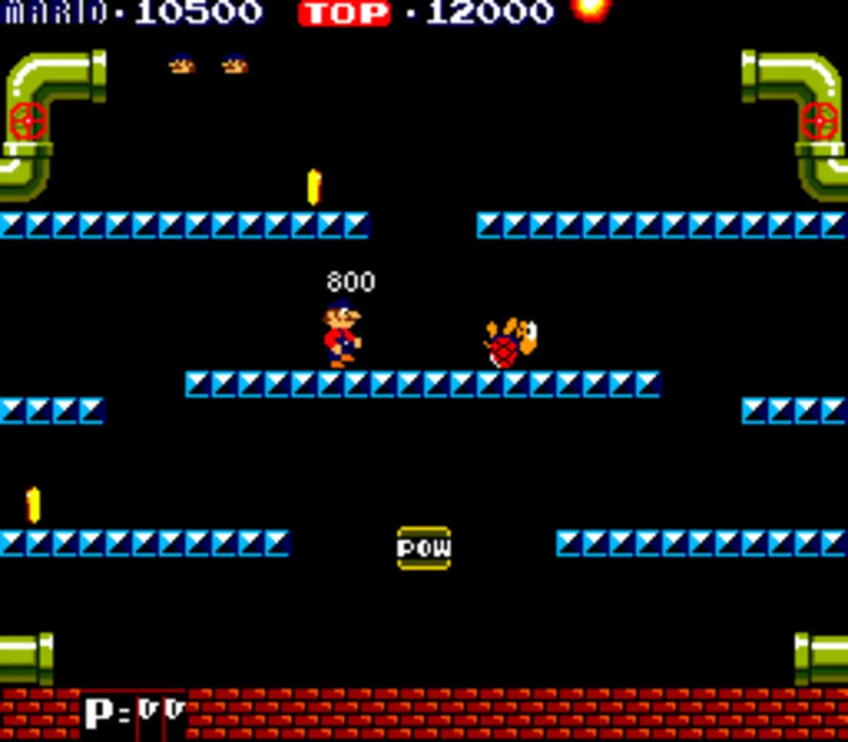 Captura de pantalla - Mario Bros.
