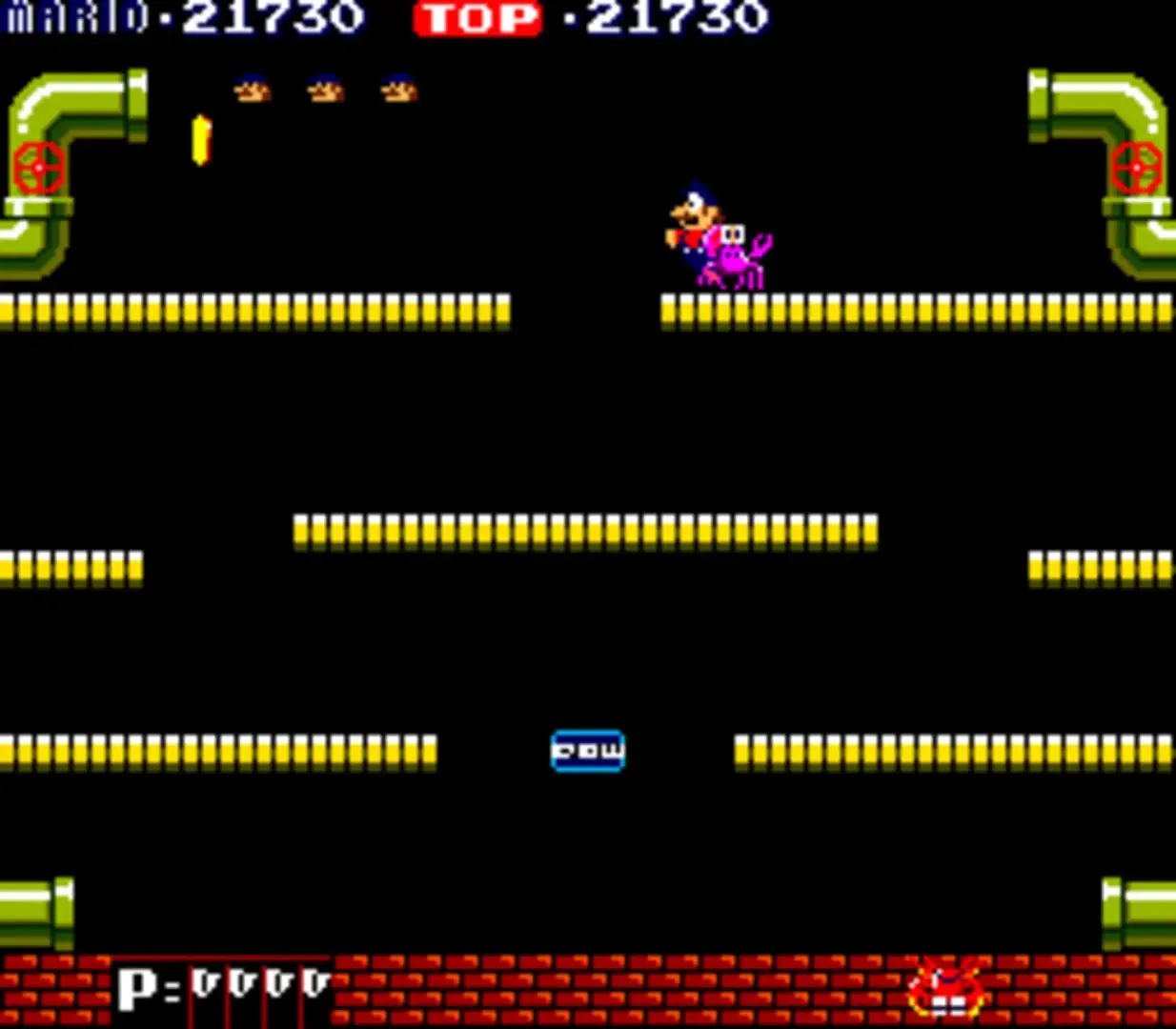 Captura de pantalla - Mario Bros.