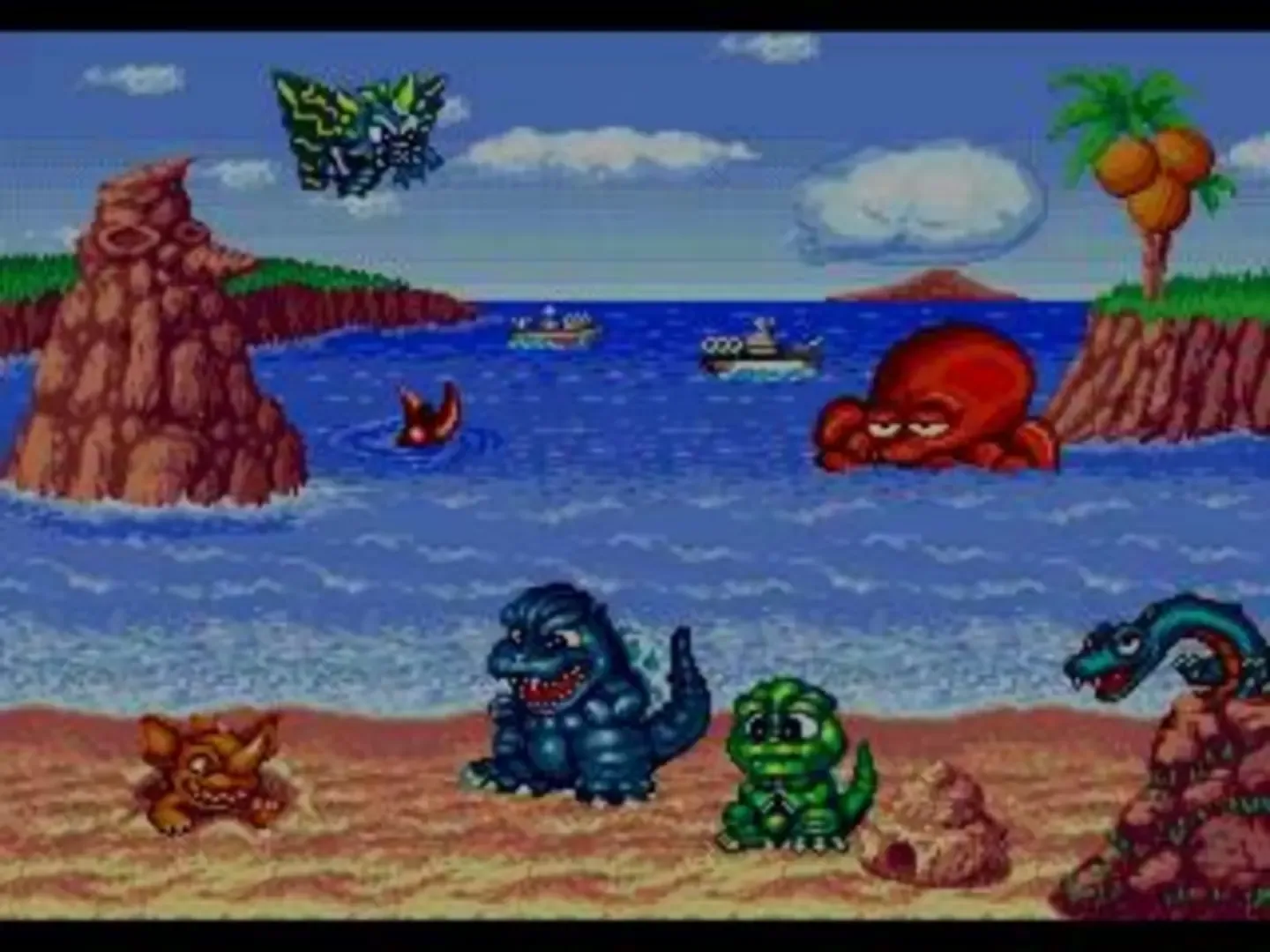 Captura de pantalla - Godzilla: Doki-doki Kaijuu-tou!!