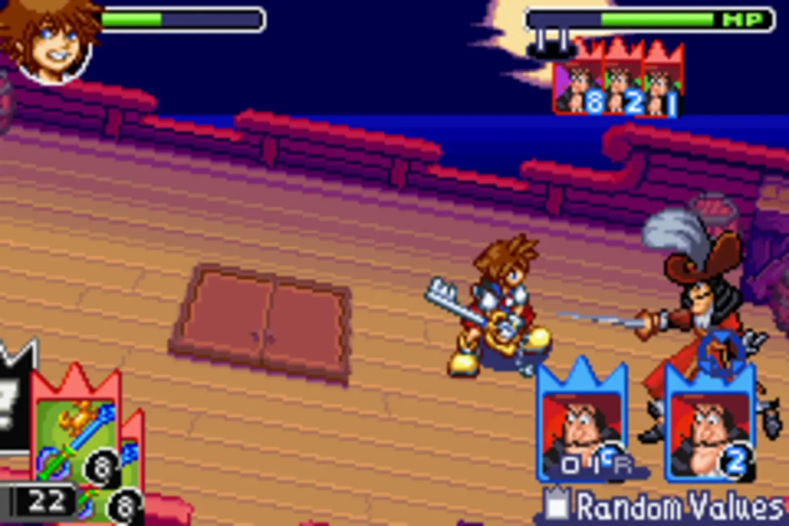 Captura de pantalla - Kingdom Hearts: Chain of Memories