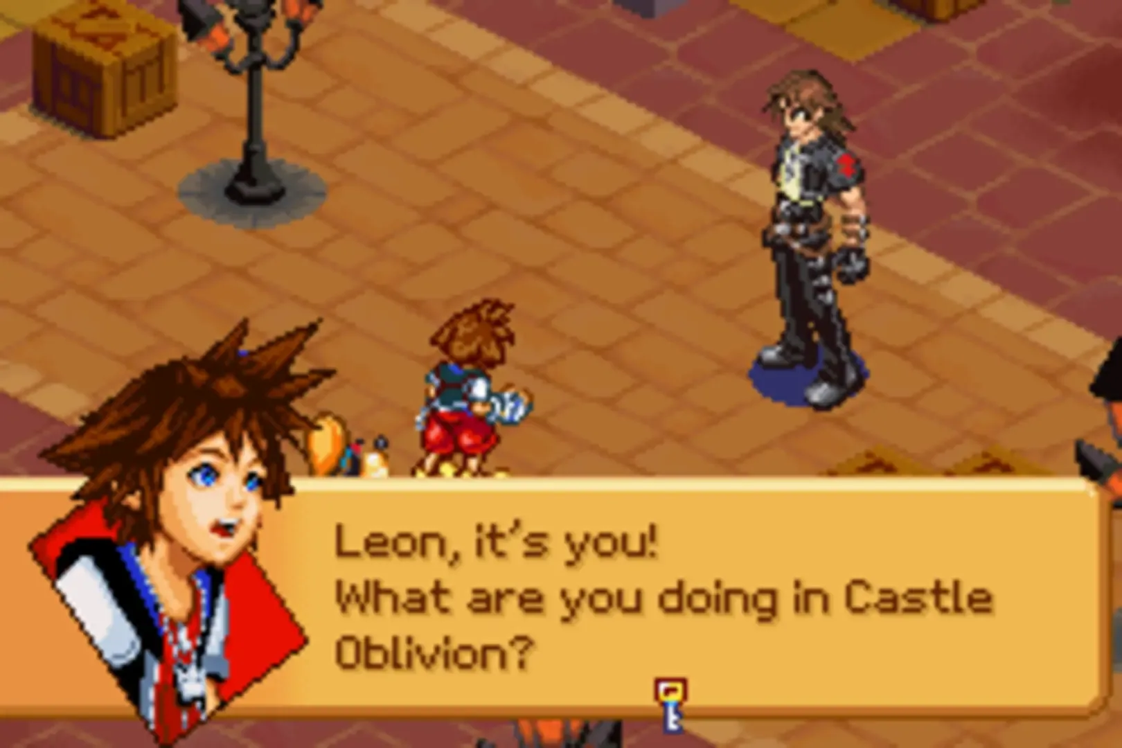 Captura de pantalla - Kingdom Hearts: Chain of Memories
