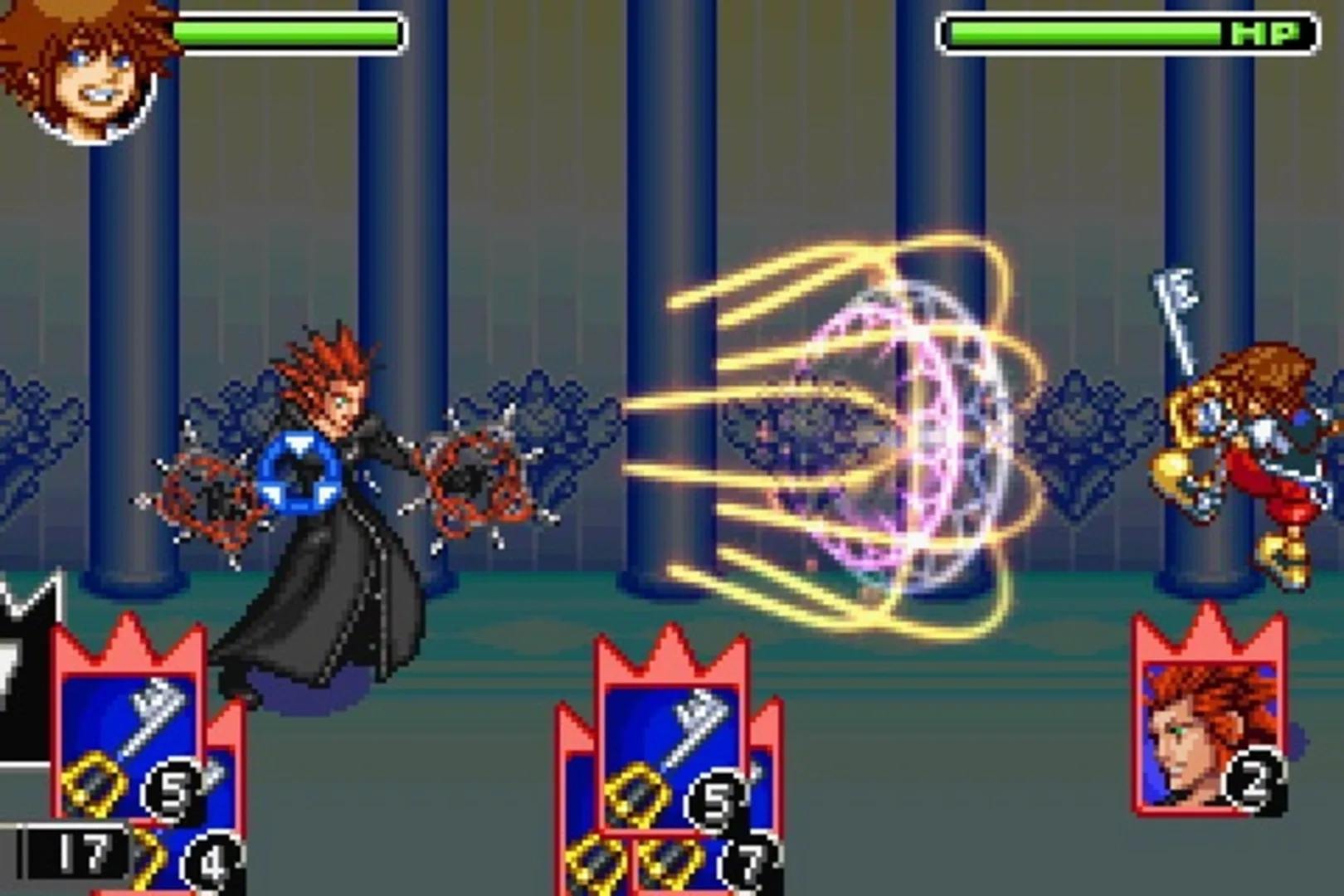 Captura de pantalla - Kingdom Hearts: Chain of Memories