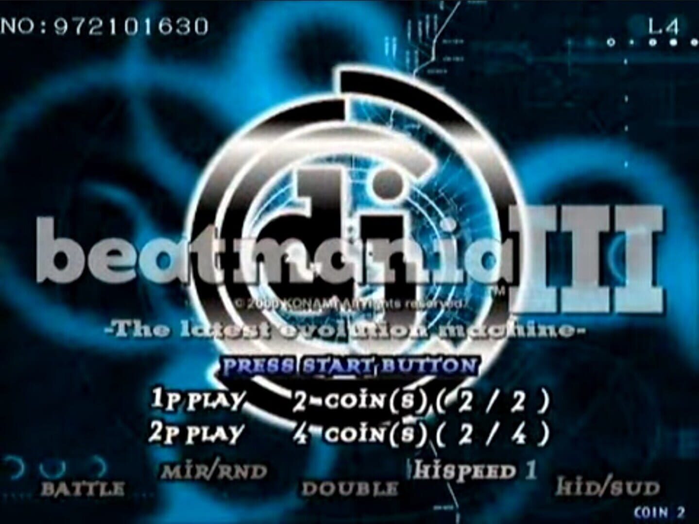 Captura de pantalla - beatmania III -The latest evolution machine-