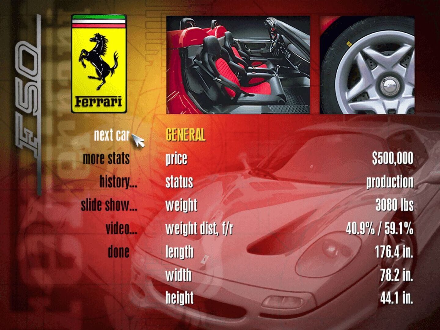 Captura de pantalla - Need for Speed II