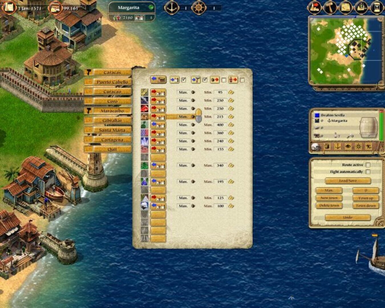 Captura de pantalla - Port Royale: Gold, Power and Pirates