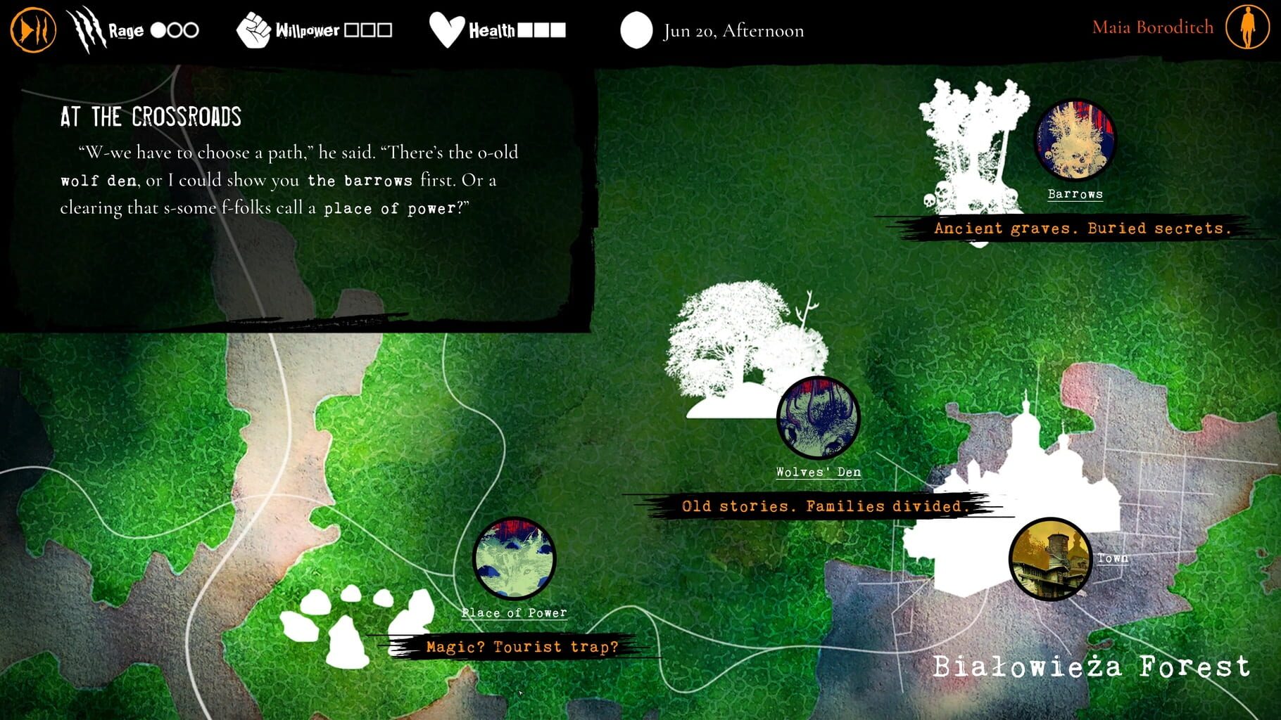 Werewolf: The Apocalypse - Heart of the Forest screenshot
