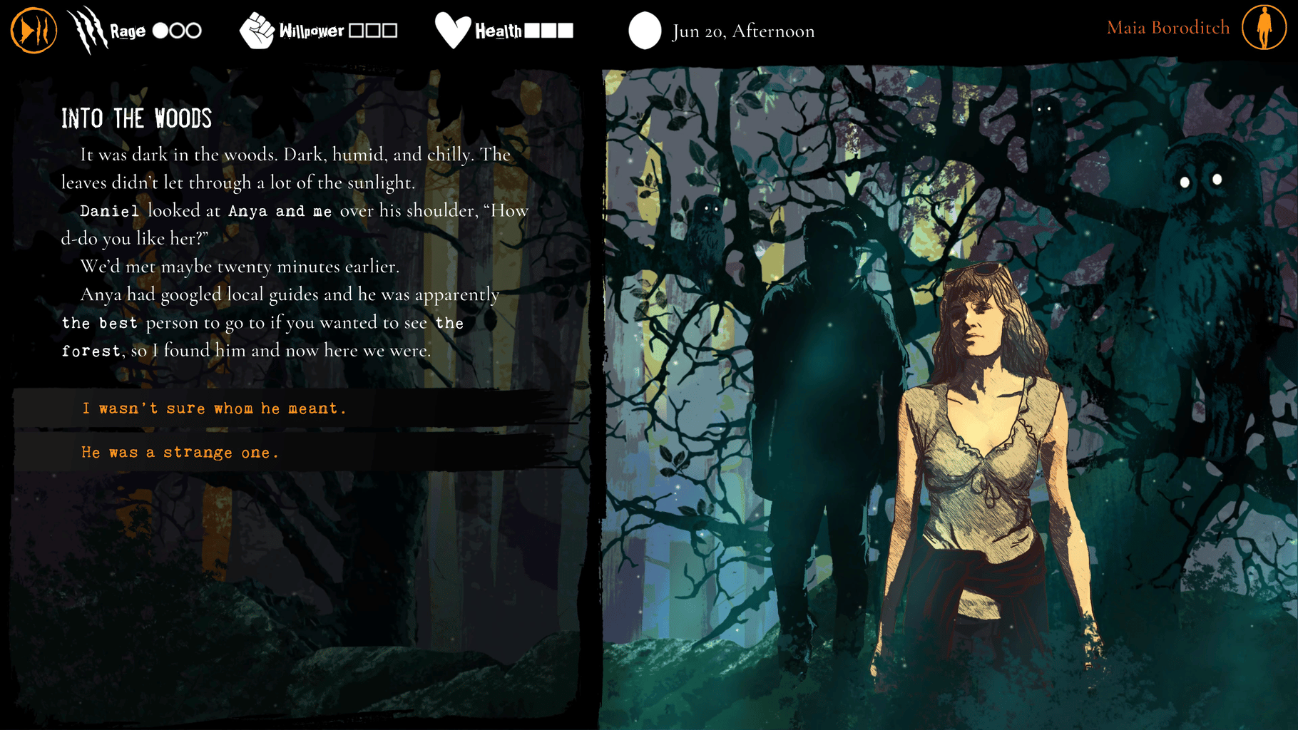 Werewolf: The Apocalypse - Heart of the Forest screenshot