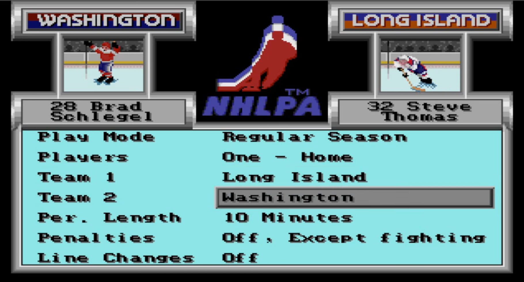 Captura de pantalla - NHLPA Hockey 93