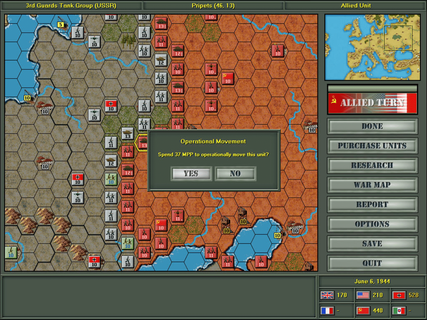 Strategic Command: European Theater screenshot