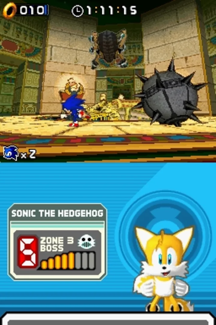 Captura de pantalla - Sonic Rush