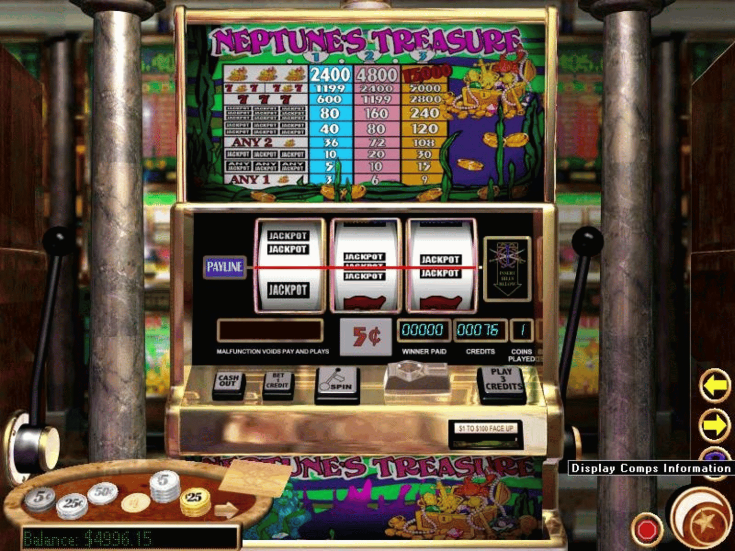 Microsoft Casino screenshot