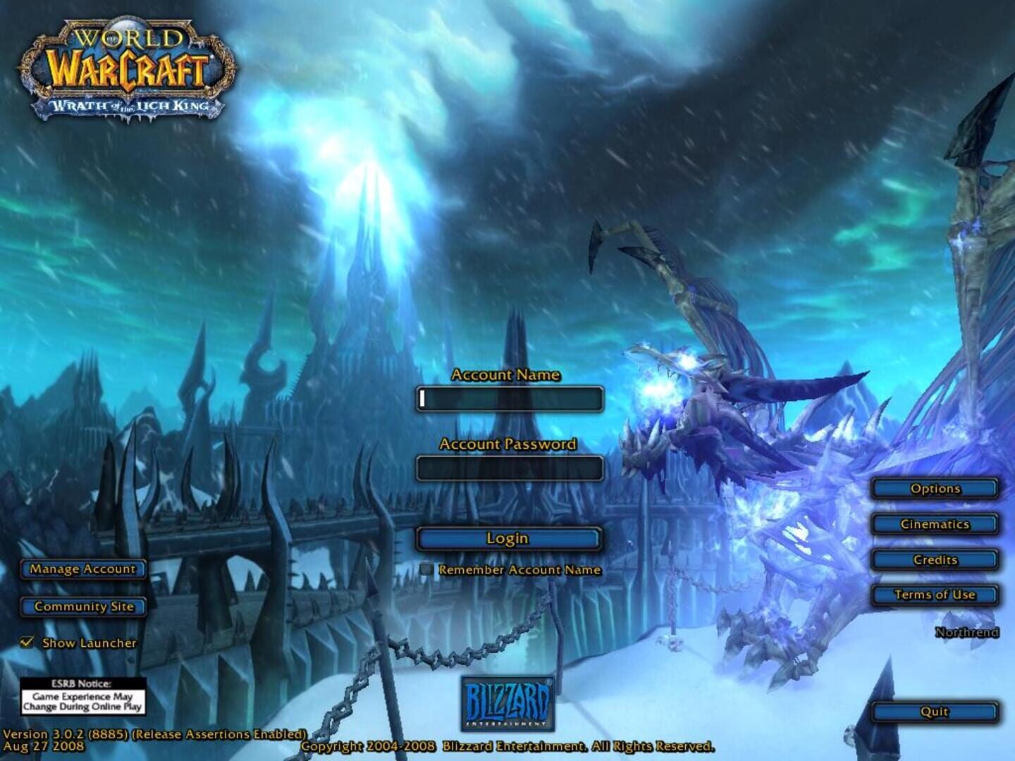 Captura de pantalla - World of Warcraft: Wrath of the Lich King