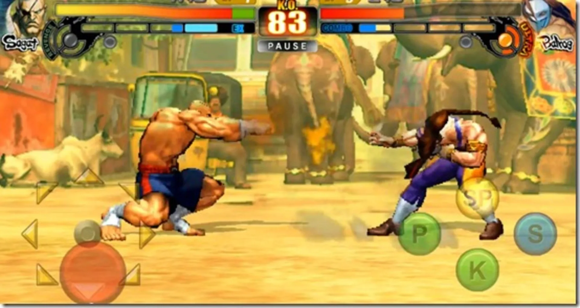 Captura de pantalla - Street Fighter IV: Arena