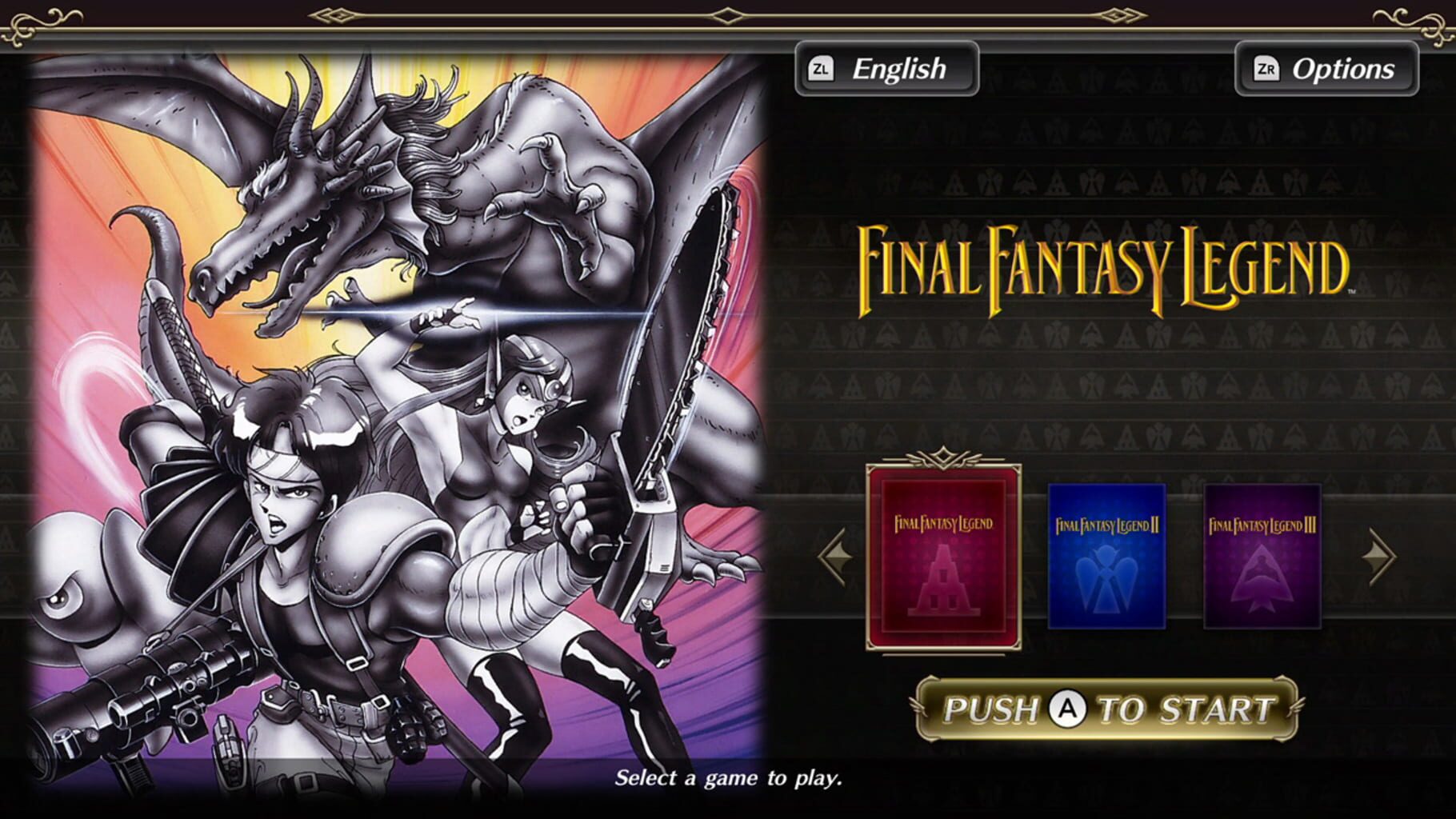 Collection of SaGa: Final Fantasy Legend screenshot