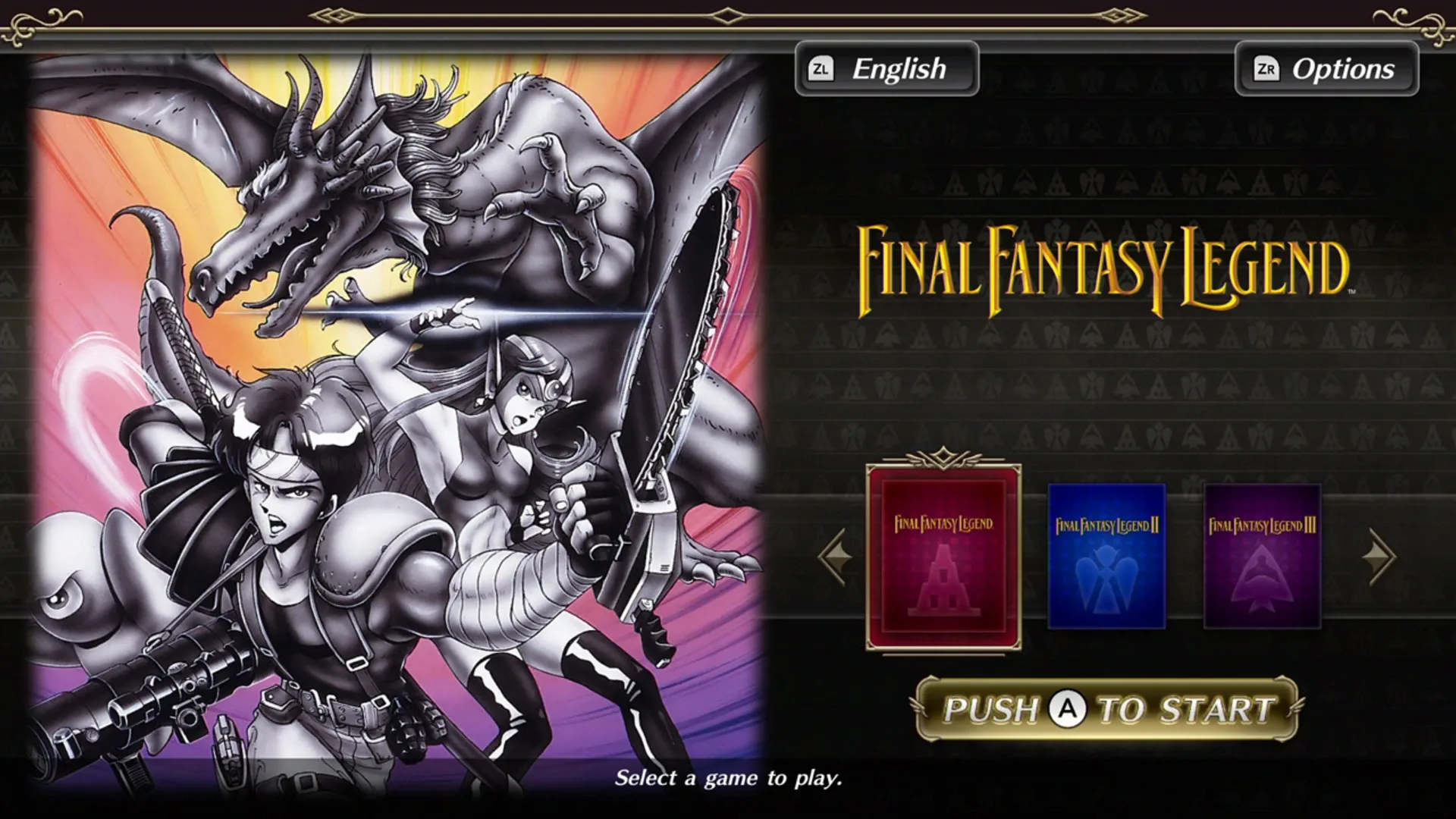 Captura de pantalla - Collection of SaGa: Final Fantasy Legend