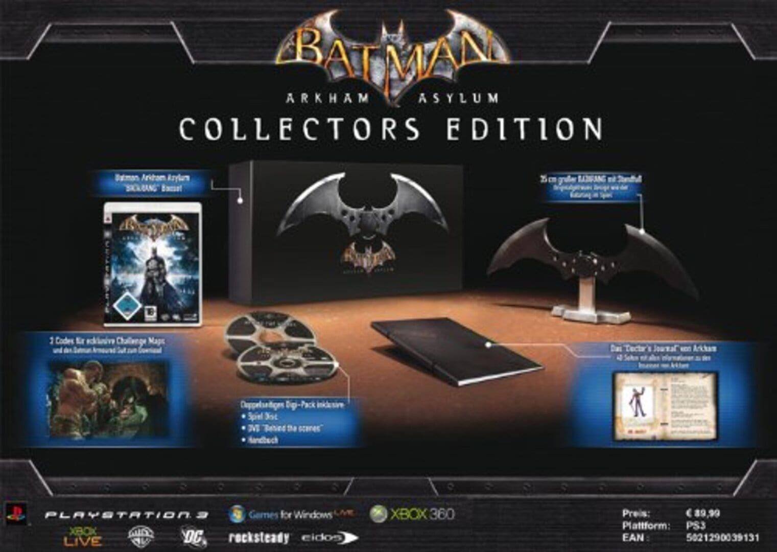 Captura de pantalla - Batman: Arkham Asylum - Collector's Edition