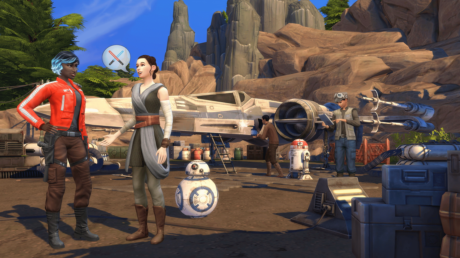 The Sims 4: Journey to Batuu screenshot