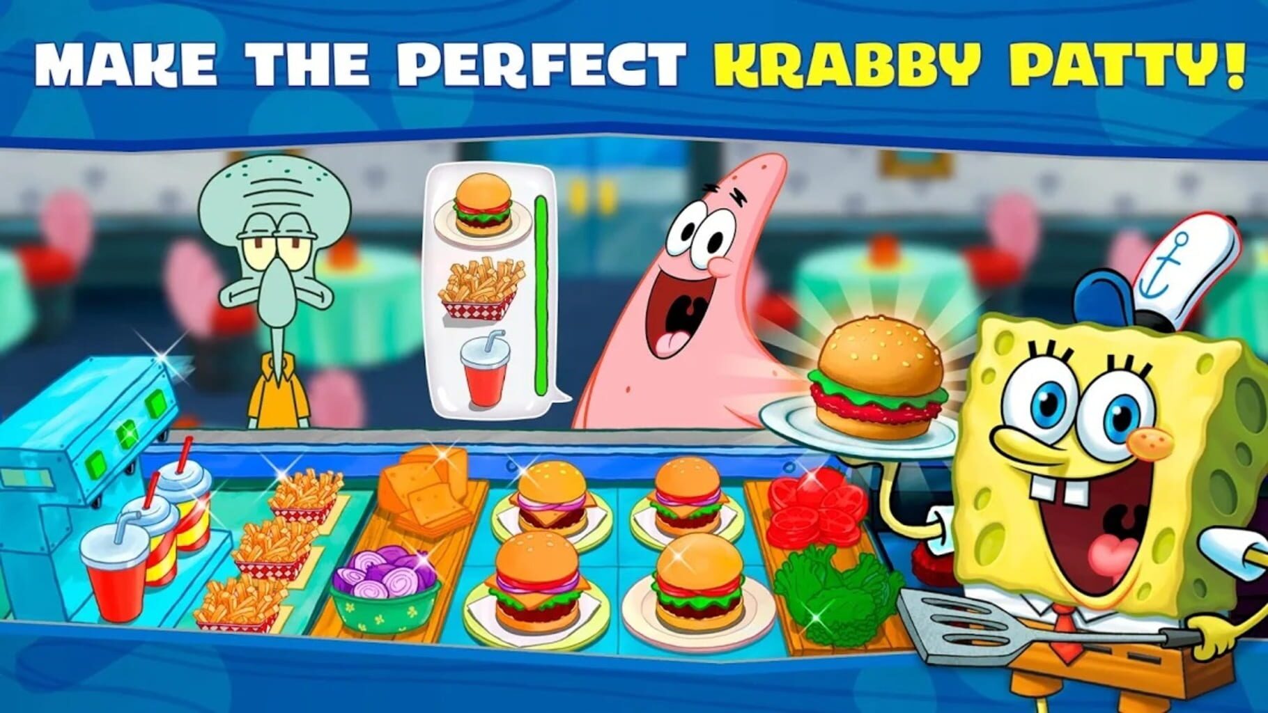 Captura de pantalla - SpongeBob: Krusty Cook-Off