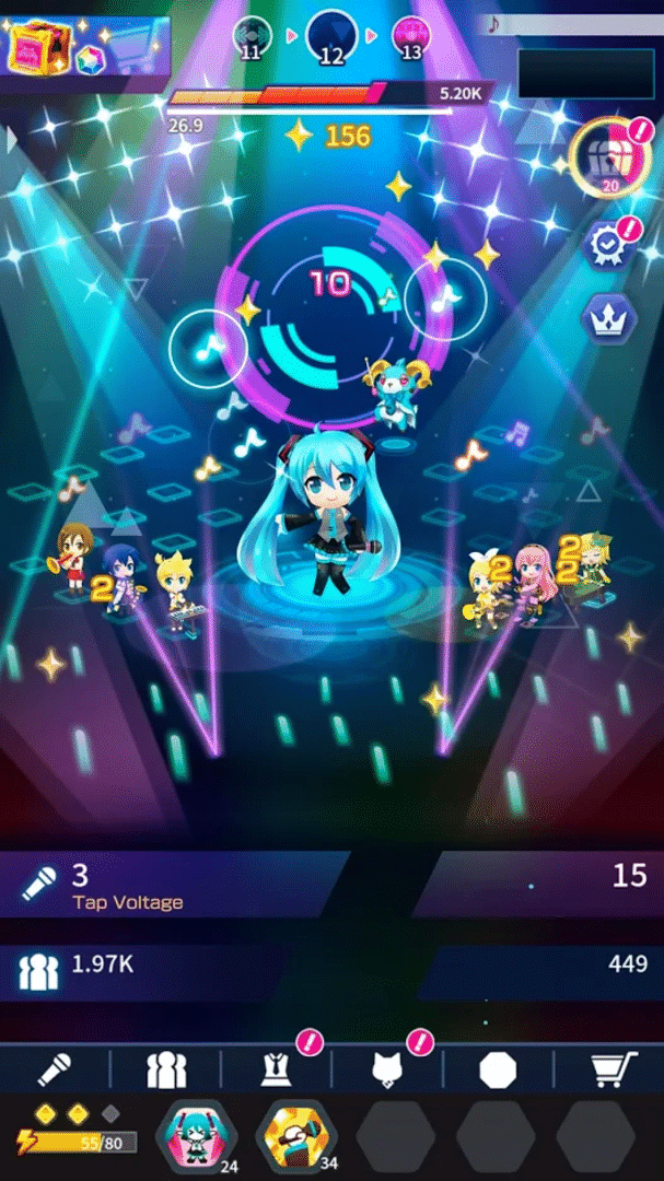 Hatsune Miku: Tap Wonder screenshot