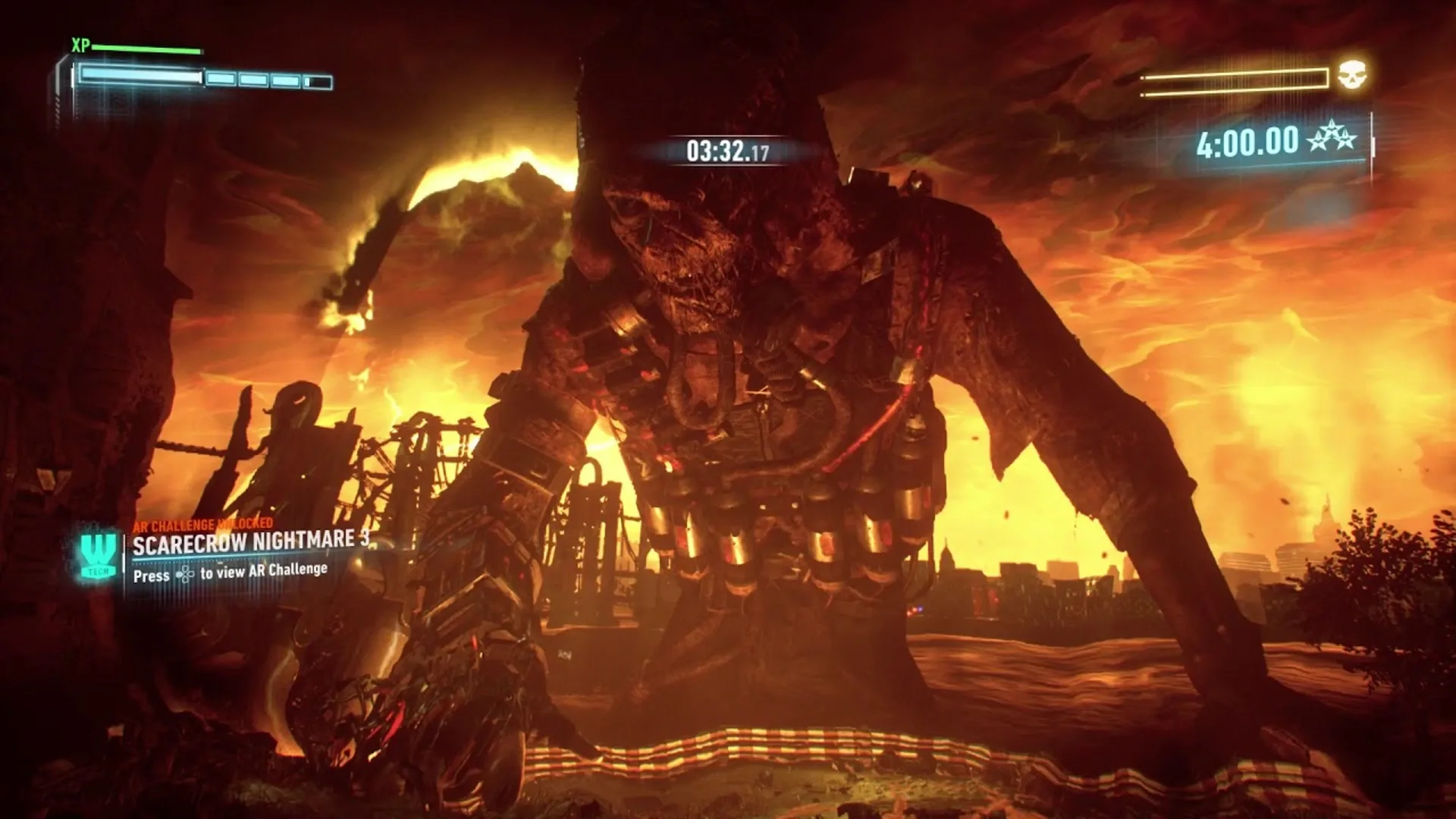 Captura de pantalla - Batman: Arkham Knight - PlayStation Exclusive Scarecrow Nightmare Missions