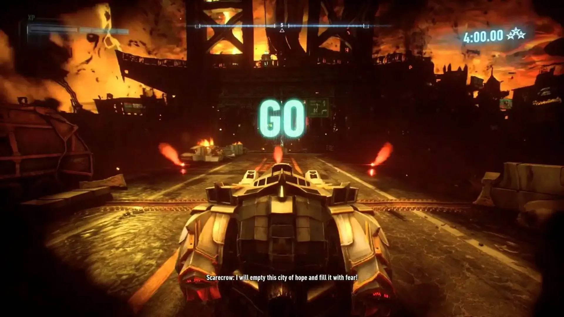 Captura de pantalla - Batman: Arkham Knight - PlayStation Exclusive Scarecrow Nightmare Missions