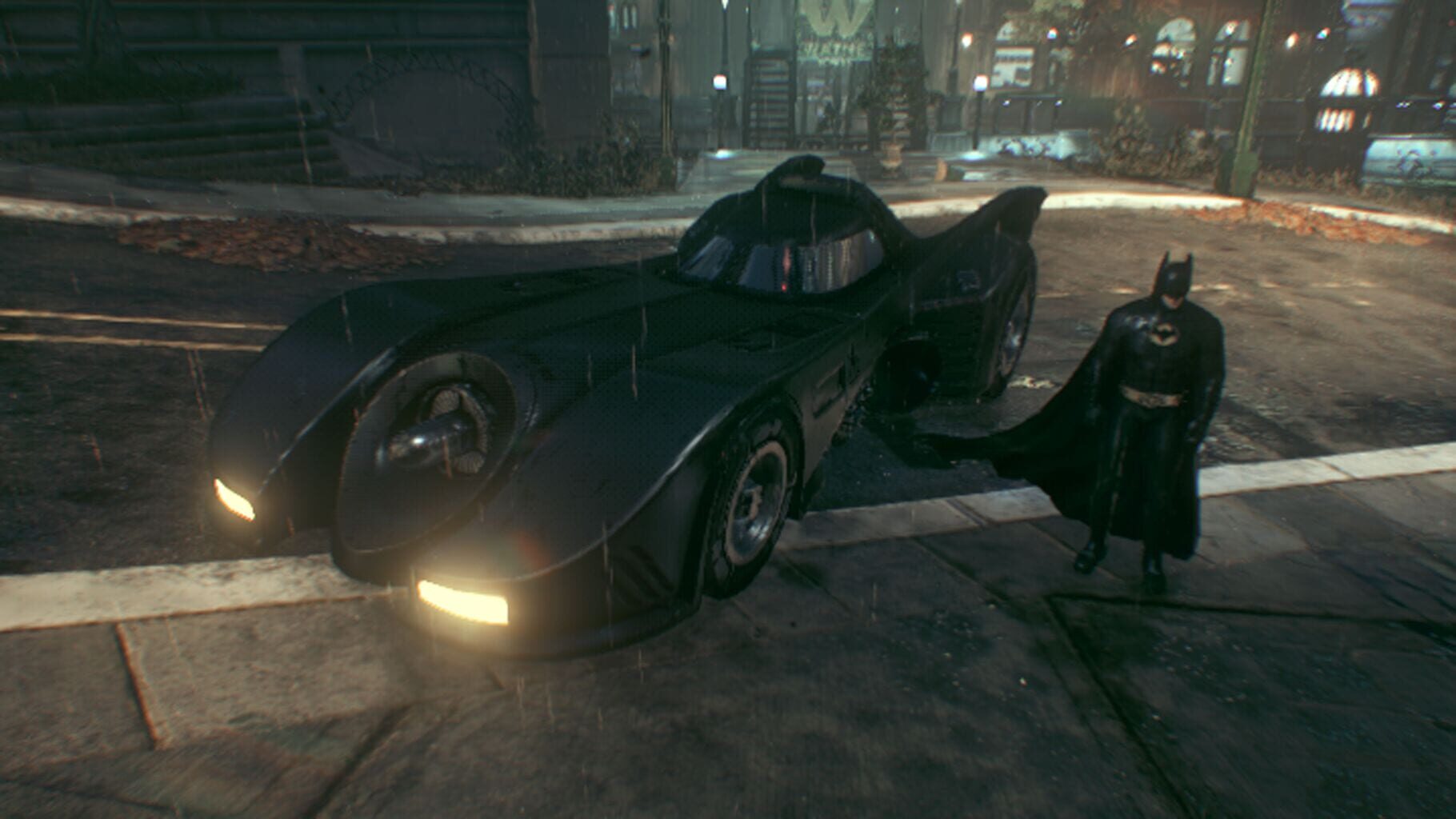 Captura de pantalla - Batman: Arkham Knight - 1989 Movie Batmobile Pack