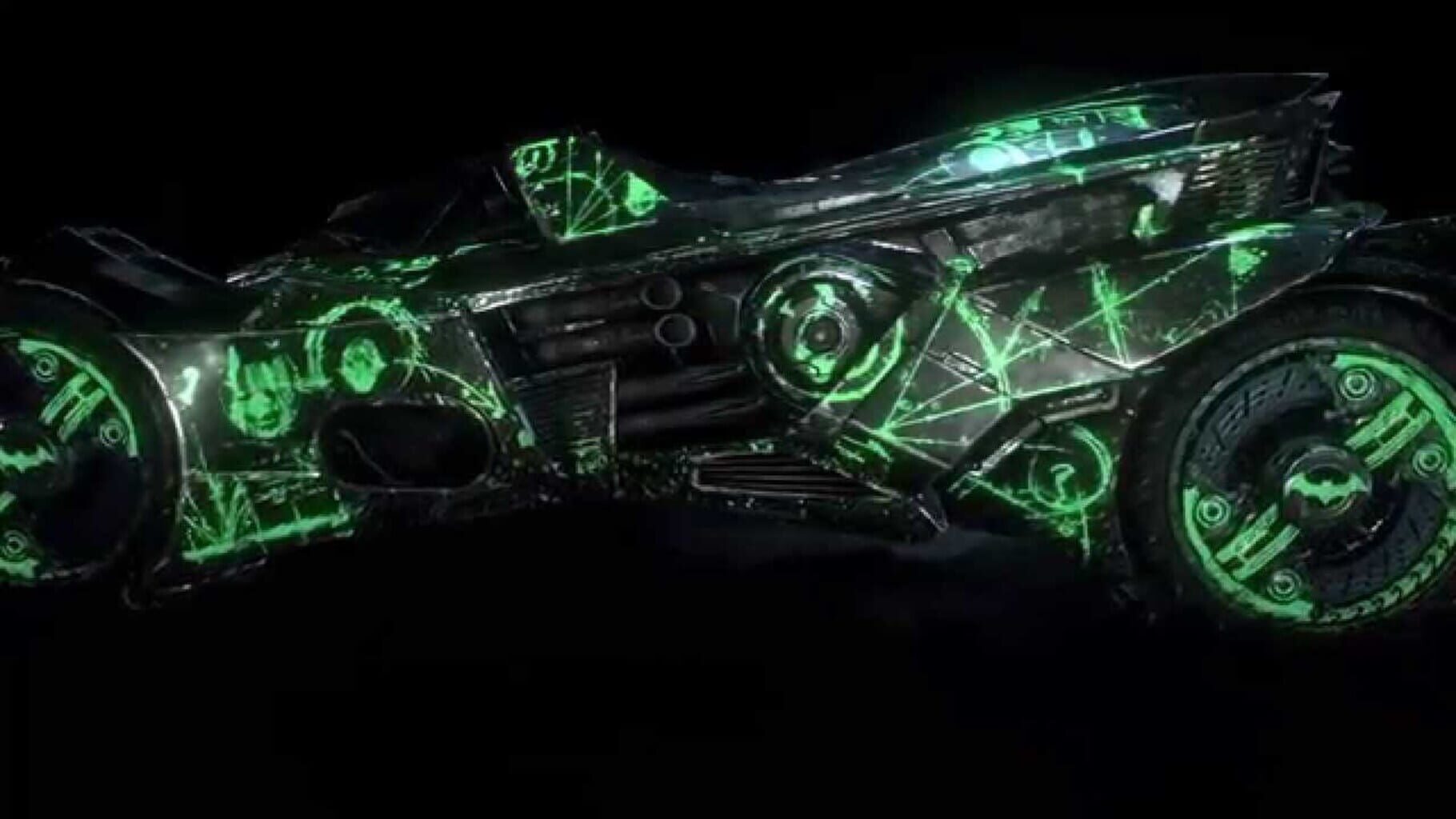 Captura de pantalla - Batman: Arkham Knight - Riddler Themed Batmobile Skin