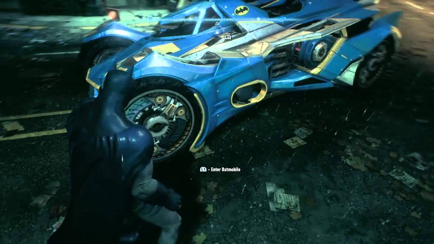 Captura de pantalla - Batman: Arkham Knight - 1970s Batman Themed Batmobile Skin