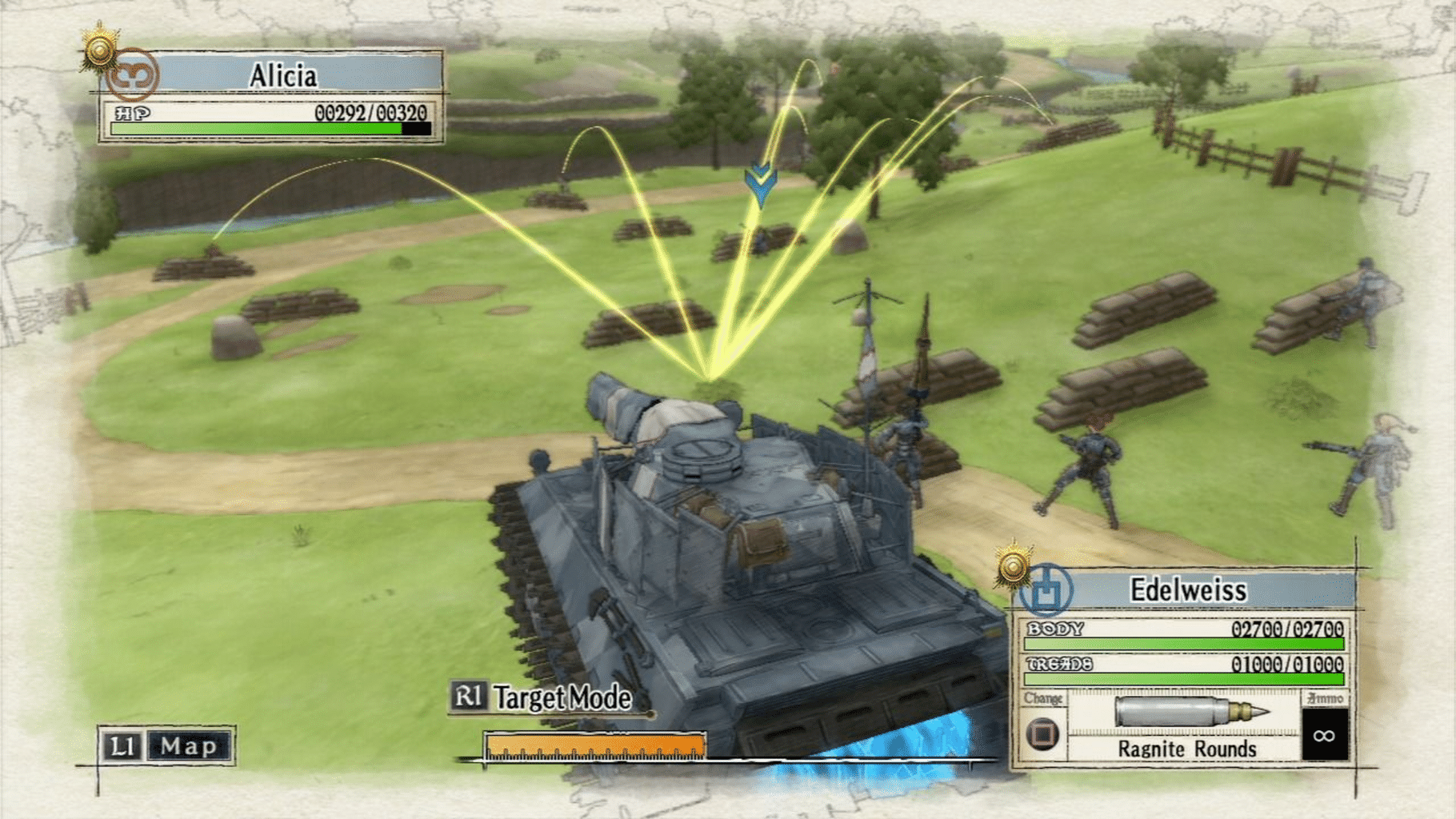 Valkyria Chronicles screenshot