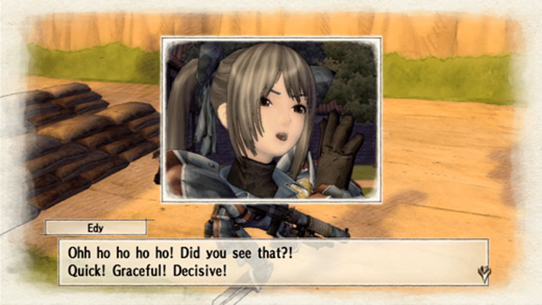 Valkyria Chronicles: Edy's Mission "Enter the Edy Detachment" screenshot