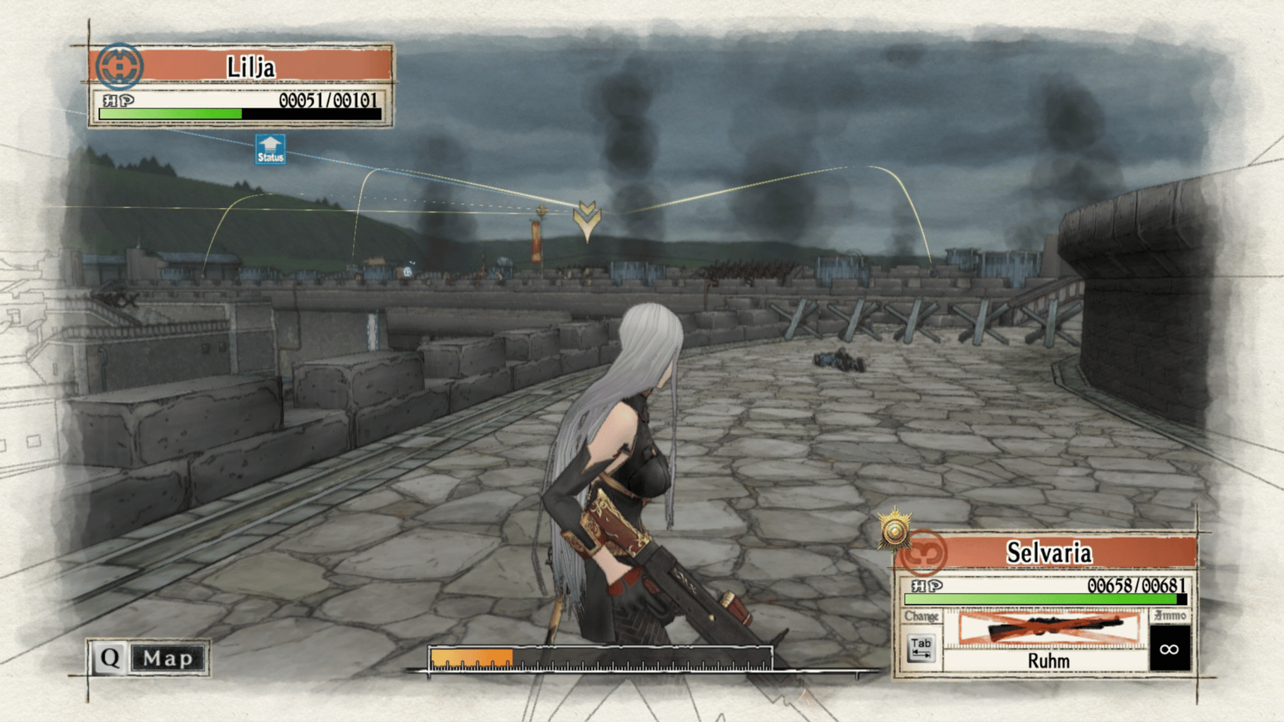 Valkyria Chronicles: Selveria's Mission - Behind Her Blue Flame screenshot